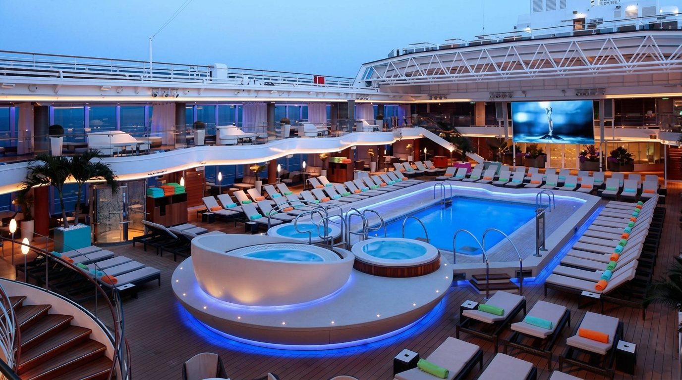 Designed at a human scale. aboard the ship