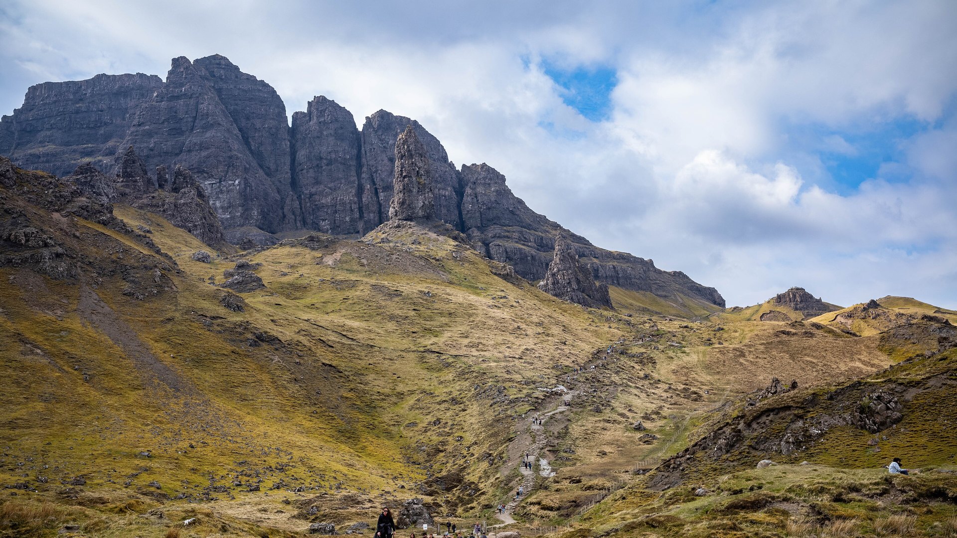 Dramatic coastline on the Isle of Skye