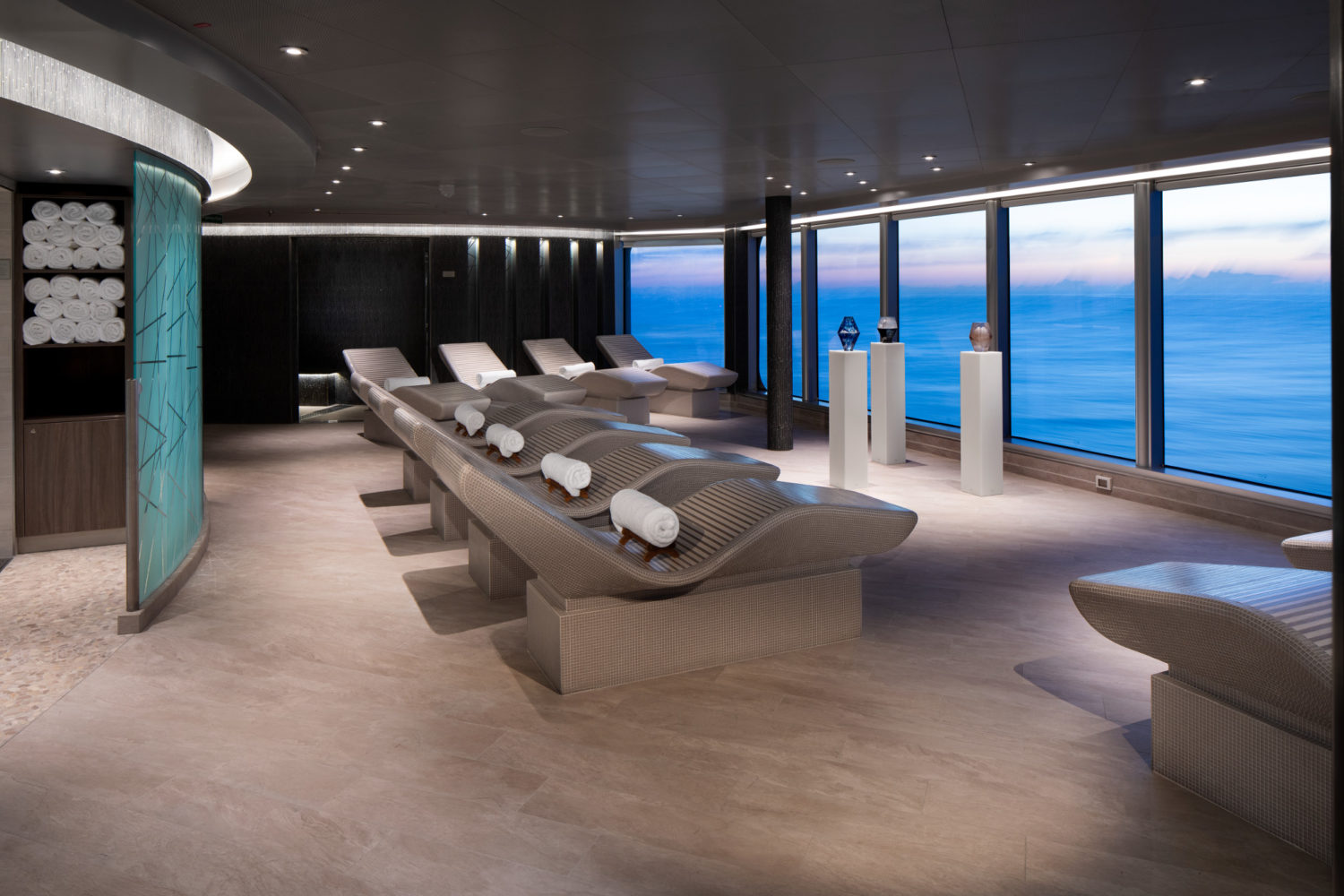Move, recharge, begin again. aboard the ship